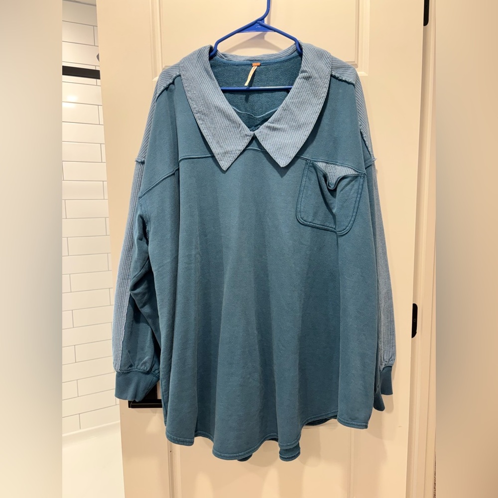 Free People Madeleine Sweatshirt Tunic NWOT